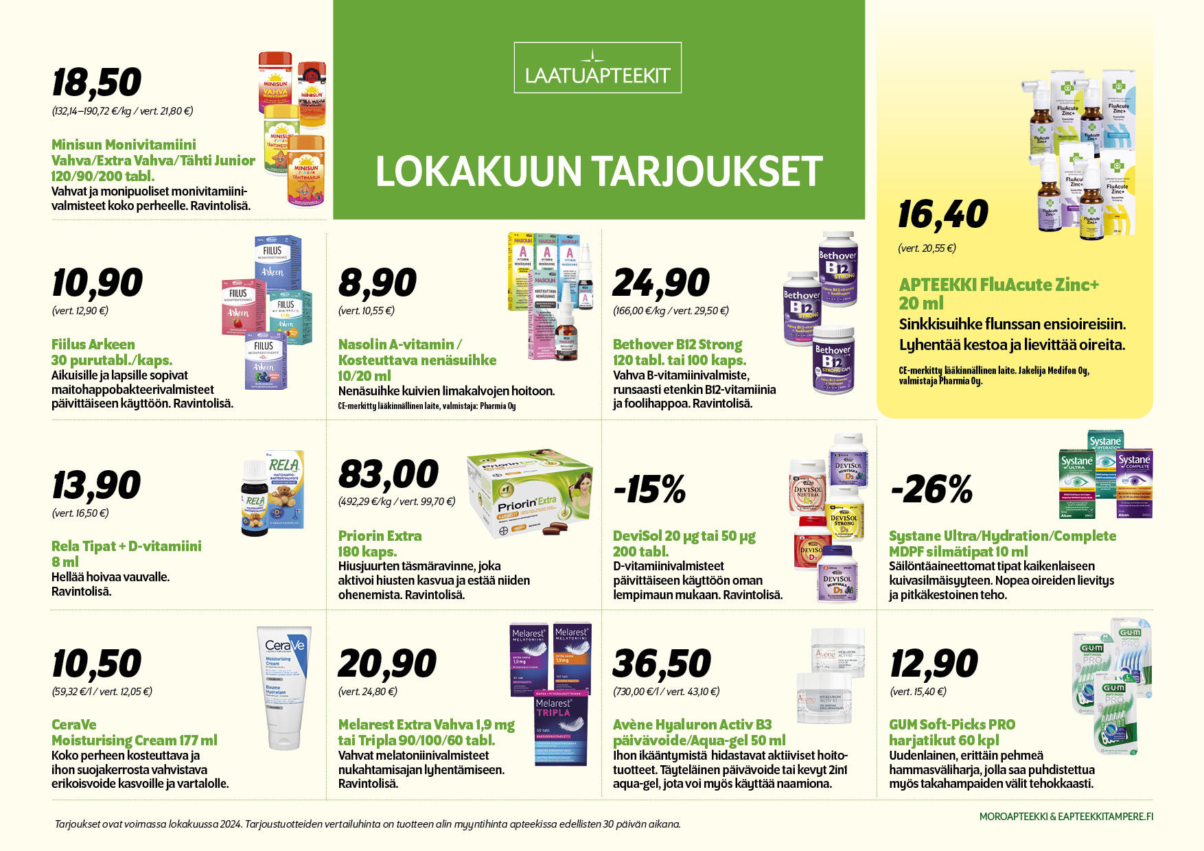 Lokakuun tarjoukset